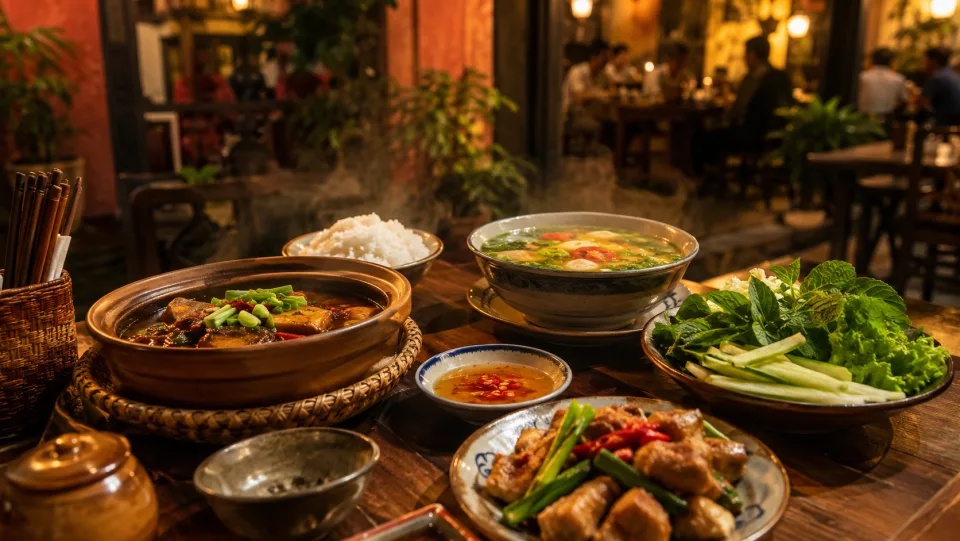 Bàn nướng đông khách tại Cơm Gà Vi O