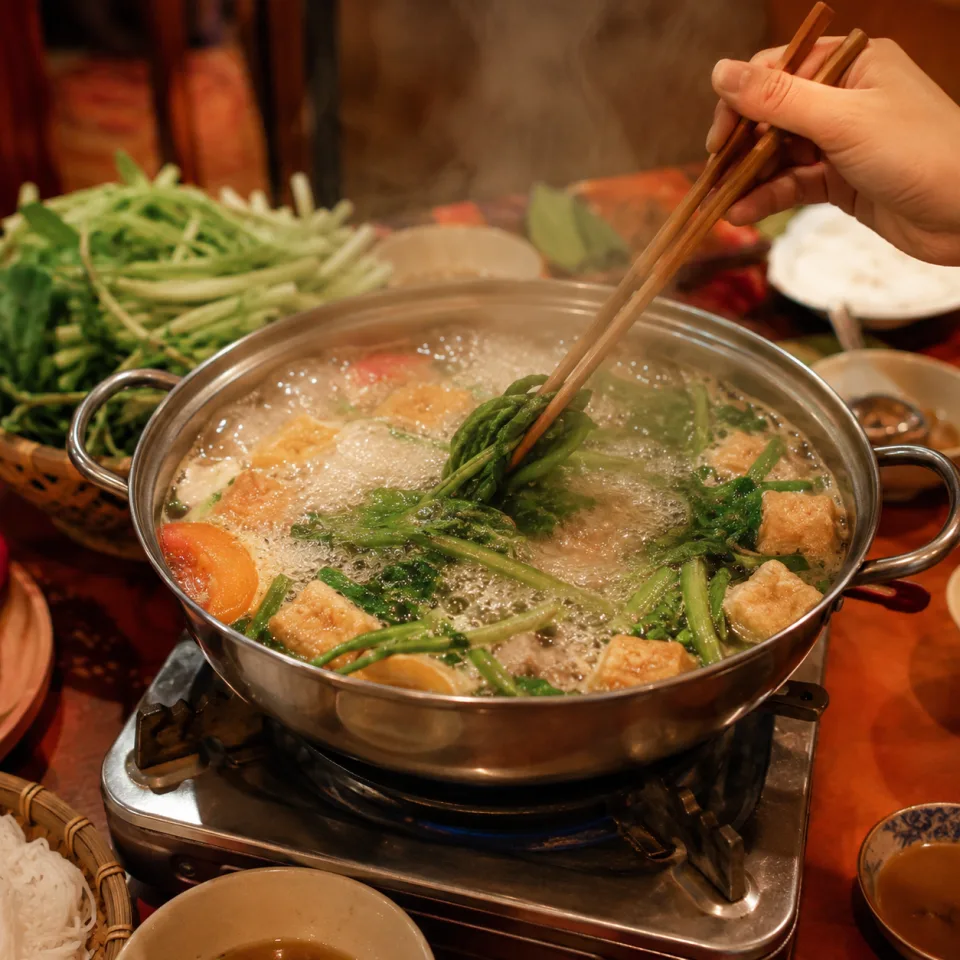 Bàn nướng than hoa